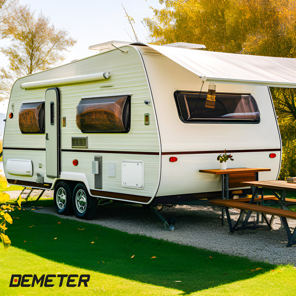 DEMETER Set 4 Radial Trailer Tires 205/75R15,Heavy Duty ST 205/75R15, 8 Ply Load Range D All Season Traction