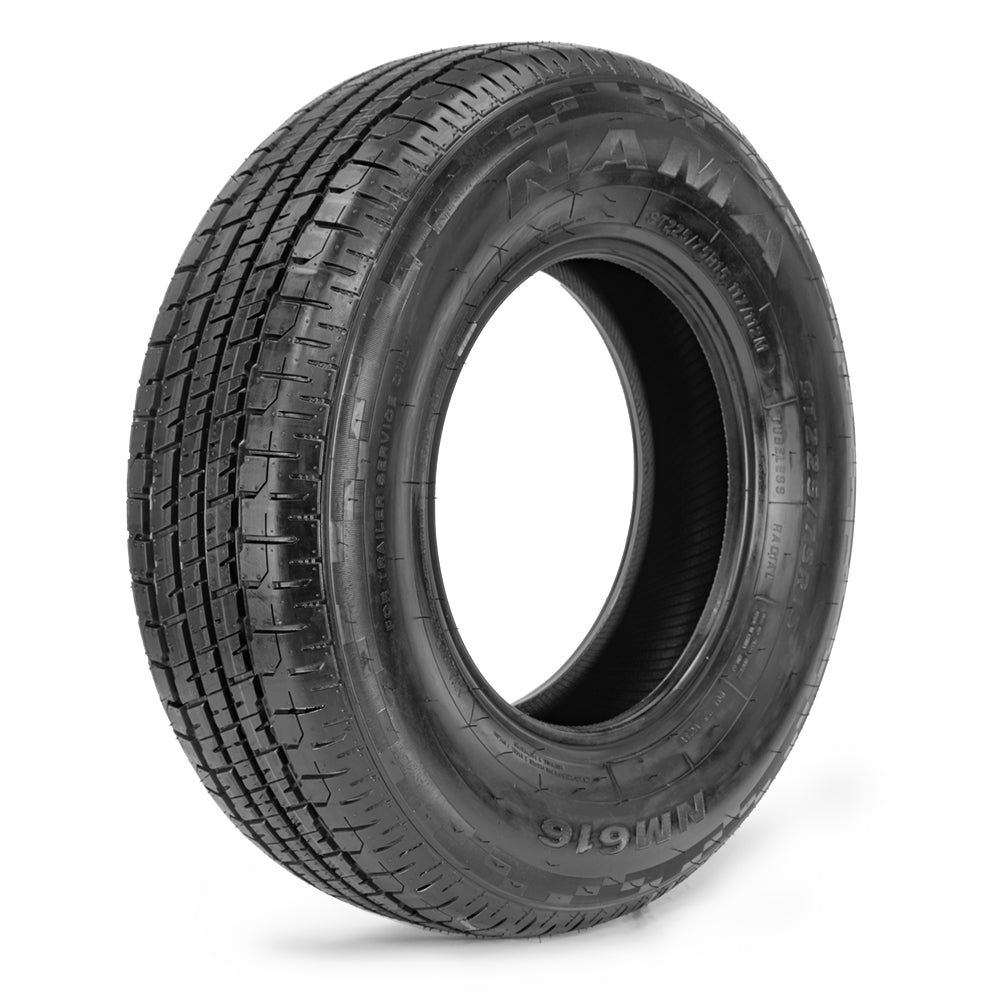 NAMA Set of 2 NM616 Heavy Duty ST Tire Radial Trailer Tire 205/75R15 Load Range E 10 Ply