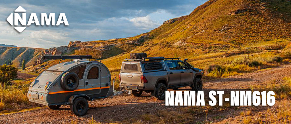 NAMA Set of 2 NM616 Heavy Duty ST Tire Radial Trailer Tire 205/75R15 Load Range E 10 Ply