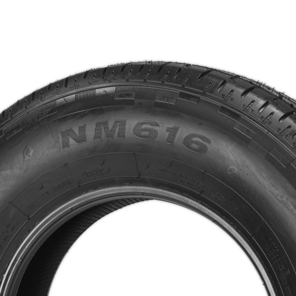 NAMA Set of 2 NM616 Heavy Duty ST Tire Radial Trailer Tire 205/75R15 Load Range E 10 Ply