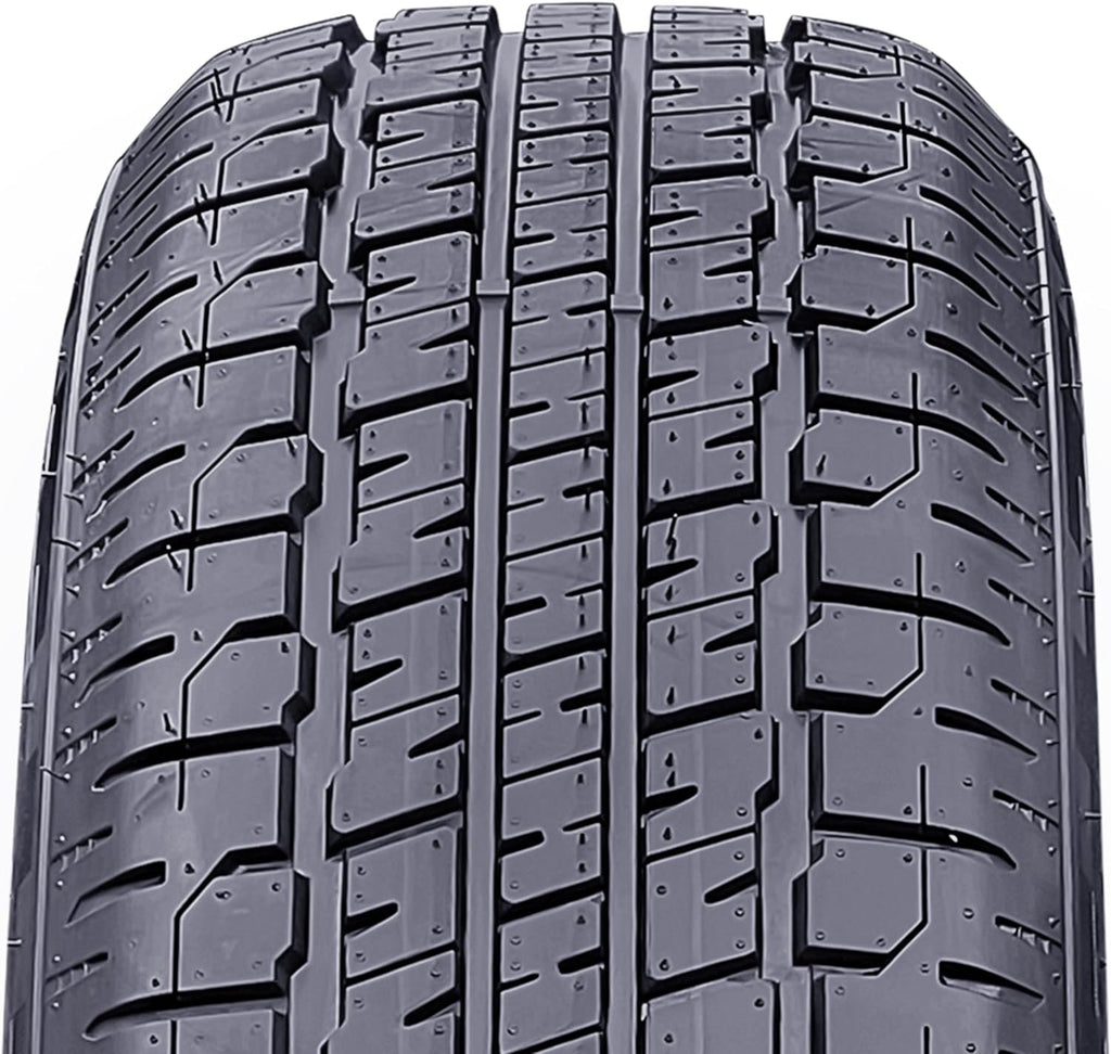DEMETER Set 4 Radial Trailer Tires 205/75R15,Heavy Duty ST 205/75R15, 8 Ply Load Range D All Season Traction